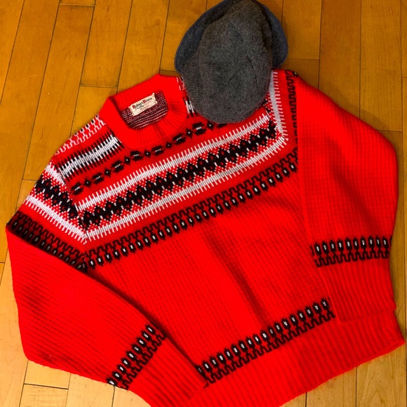 1960’s Vintage Men’s Scandinavian Design by Paul Mage for Robert Bruce Sweater - Picture 1 of 5